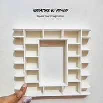 The same design, primed white