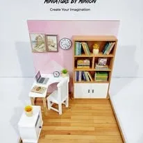 Study corner with desk